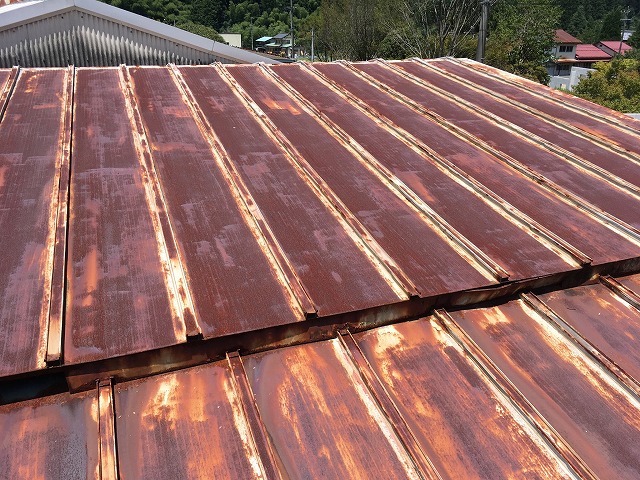 全体的なサビ劣化